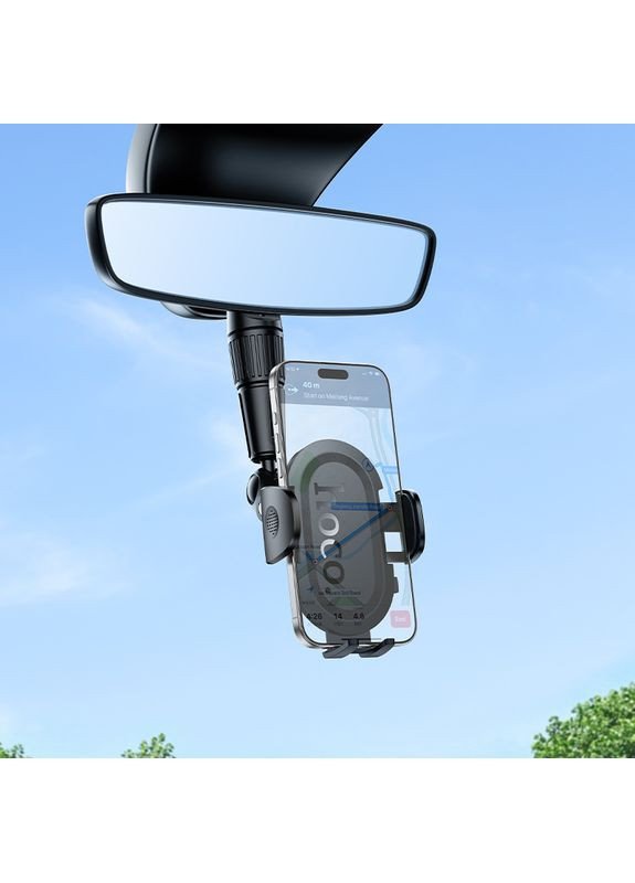 Автодержатель для телефона Rally ultra-thin car holder(rear view mirror) (6942007662611) Hoco H88 (370676882)