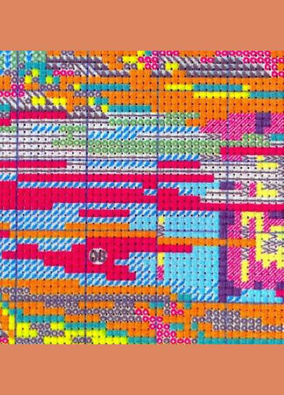 Набор для вышивания по нанесённой на канву схеме "The aurora borealis".AIDA 14CT printed, 55*43 см Joy Sunday (313613413)