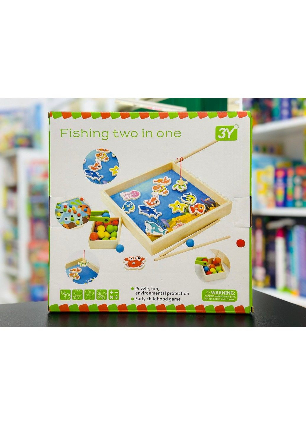 Деревянная Рыбалка 2В1 (рыбалка\мозаика) MD 2236 No Brand (297201157)