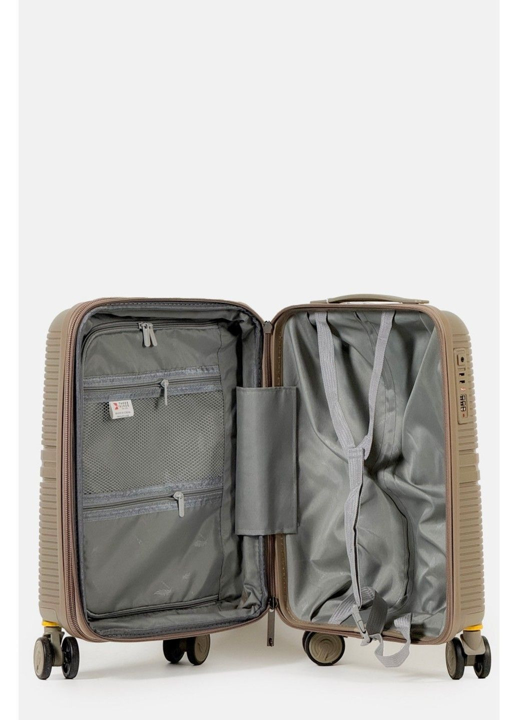 Маленький пластиковый чемодан ручная кладь 2022-28-4CHA Three Birds (370944556)