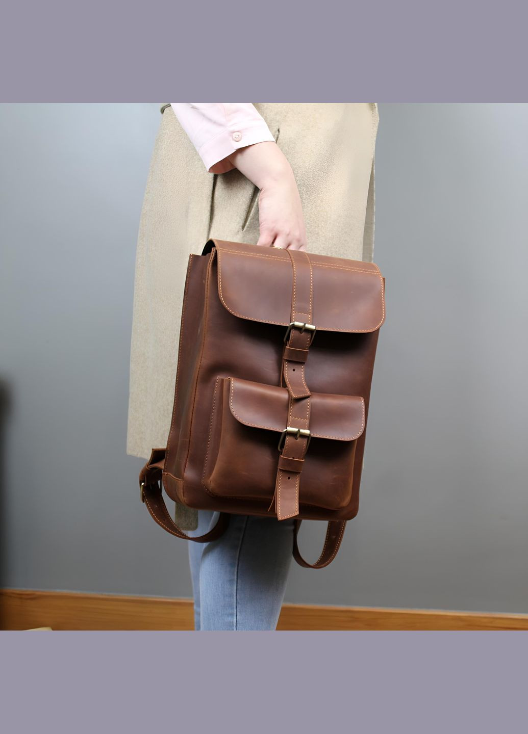 Рюкзак шкіряний,міський. Унісекс. Різні кольори! STOK (292732522)