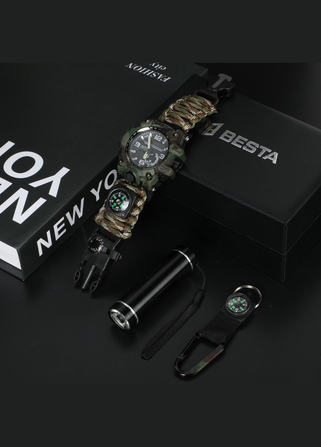 Box Military Light подарочный набор с компасом. Besta (346533741)
