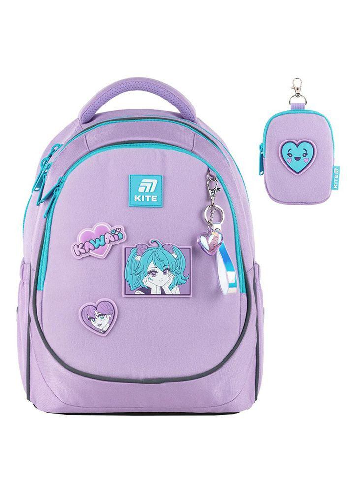 Шкільний набір Kawaii Love Рюкзак + Пенал + Сумка для взуття SET_K25-700M-6 Kite (324230464)