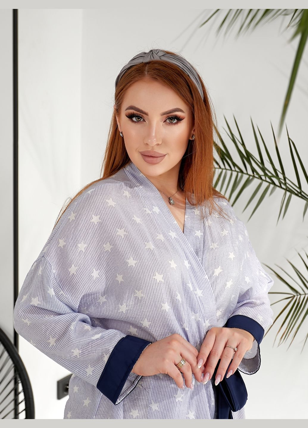 Жіночий халат із віскозного шовку без капюшону Slazer (325697264)