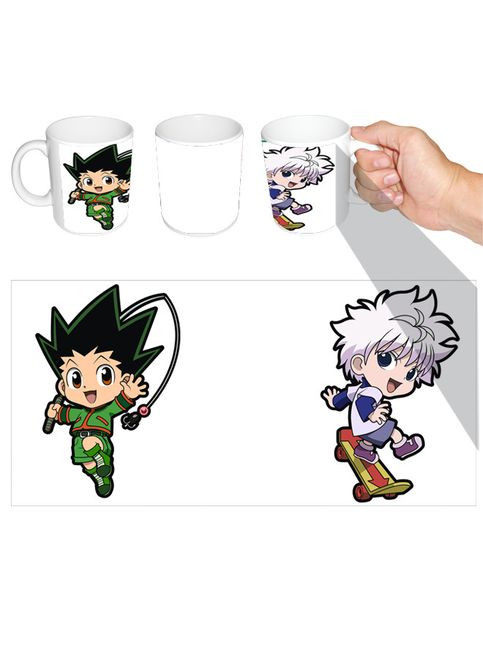 Чашка белая аниме Охотник и охотник (z1114) No Brand (327006264)