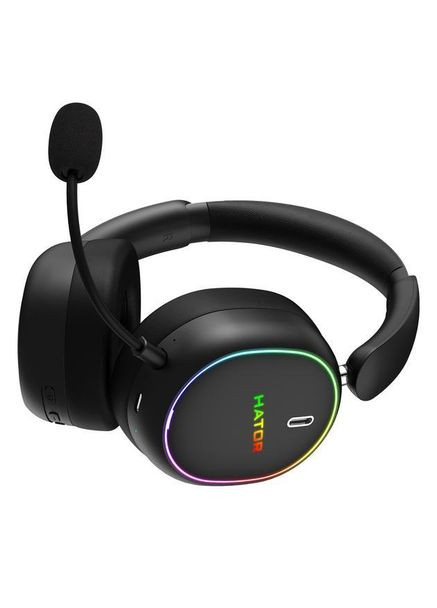 Наушники Phoenix 2 Wireless Hi-Res SyncHUB connection, комбинированное подключение, шумоподавление, Black Hator (345065073)
