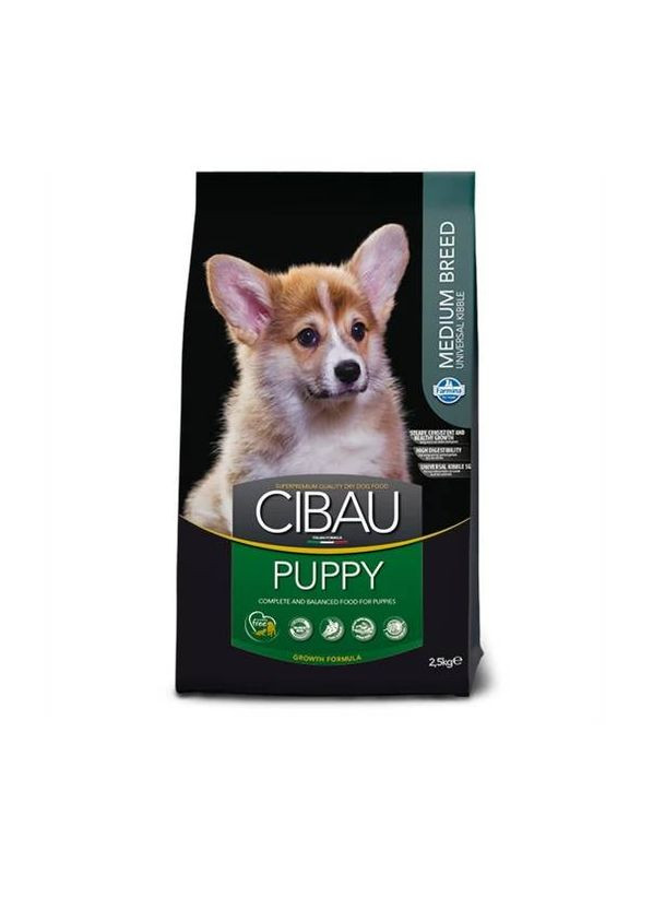 Сухий корм для собак CIBAU PUPPY MEDIUM з куркою 2.5 кг (8010276030931) Farmina (279569115)
