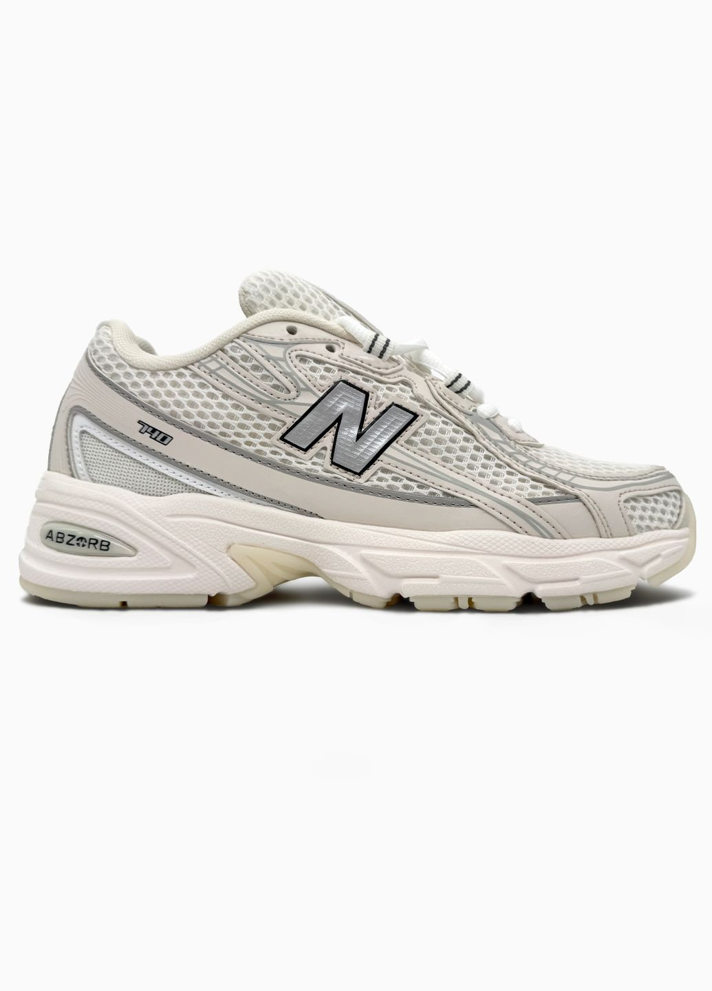 Кросівки жіночі і чоловічі New Balance 740 Beige | Нью Беланс 740 бежеві No Brand бежеві демісезони (341264130)