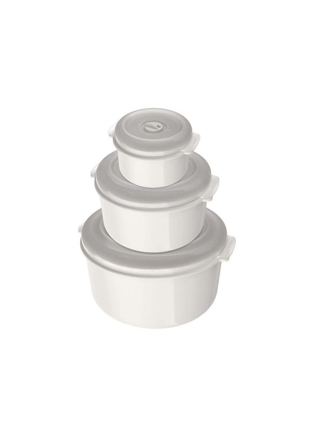 Набір контейнерів для мікрохвильової печі 3 шт. 0,5/1,4/2,6 л, контейнер для мікрохвильовки/морозилки Ernesto (362045913)