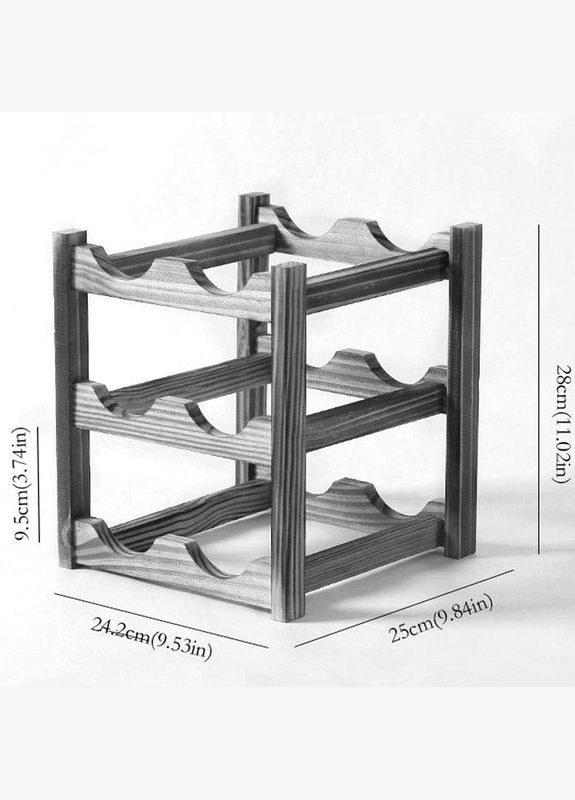 Настільна винна полиця Алента 6 бланже (ВПС-601801) No Brand (327846005)