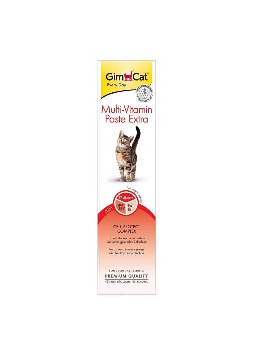 Паста для кошек GimCat MultiVitamin Paste Extra мультивитамин, 200г Gimpet паста для кошек gimcat multi-vitamin paste extra мультивитамин, 200г (276976067)