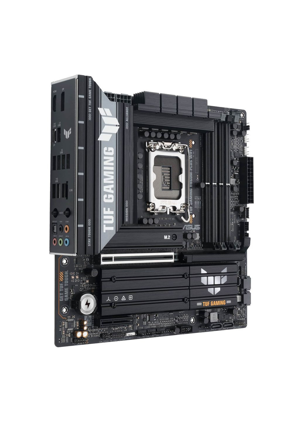 Материнcька плата TUF GAMING B860M-PLUS WIFI s1851 B860 4xDDR5 M.2 DP HDMI USB Type-C Wi-Fi BT mATX Asus (318326079)
