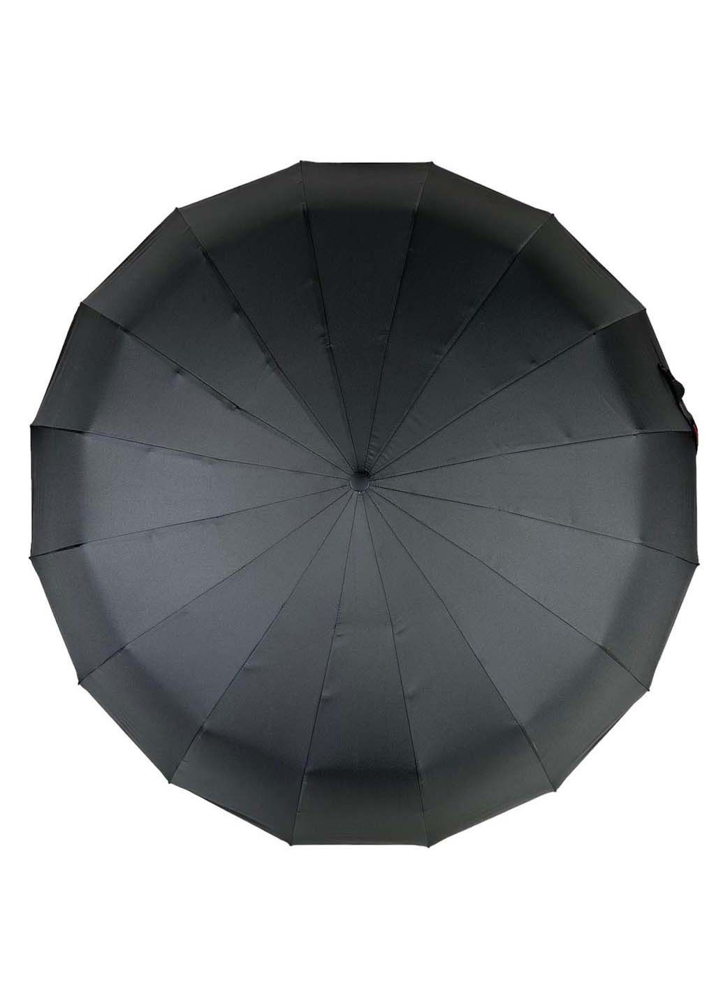 Мужской складной зонт-автомат с большим куполом на 16 спиц Toprain (289977425)