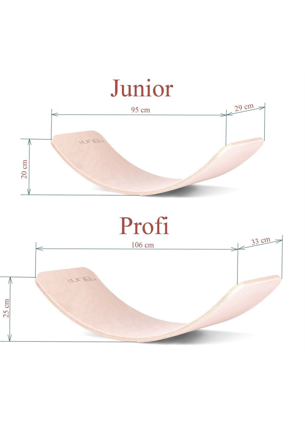 Рокерборд Luna Toys Junior 95 см x 29 см x 20 см ТЕРАКОТОВИЙ LunaToys (306552650)