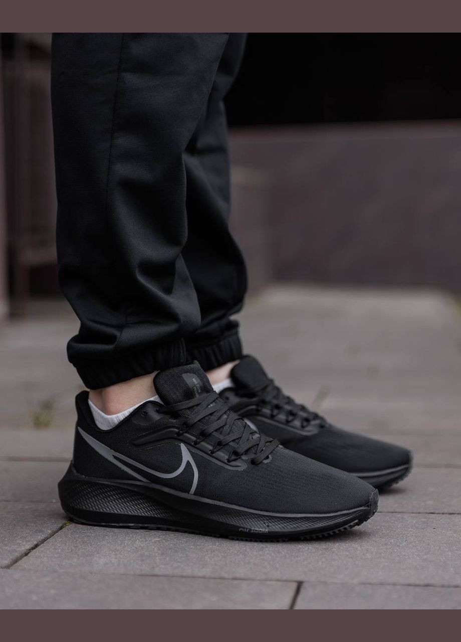 Черные демисезонные мужские кроссовки No Brand