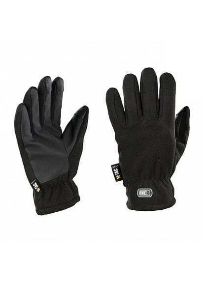Флисовые тактические перчатки c утеплителем Fleece Thinsulate Black Размер (20-23 см) (Touch Screen M-TAC (329852192)