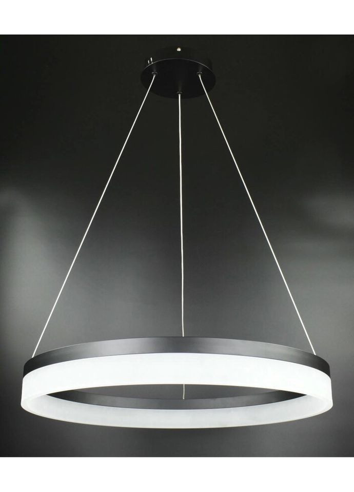 Люстра світлодіодна підвісна LED світильник для квартири на стелю ледве 26751 Чорний 35-160х60х60 см. Sunnysky (324395928)