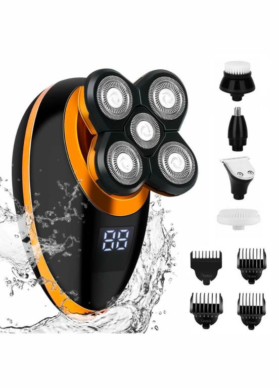 Электробритва и триммер мужской 5-в-1 для стрижки и ухода чёрный (2390000052) VGR V-316 (345562821)