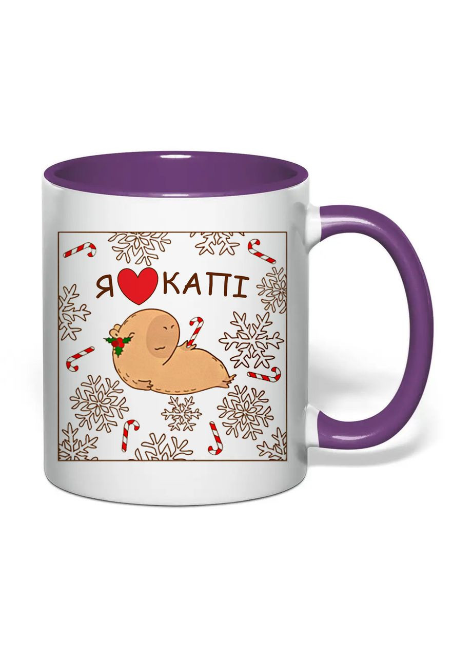 Чашка з печаткою "Я люблю капі" 330 мл ( ) (35673) No Brand (373297199)