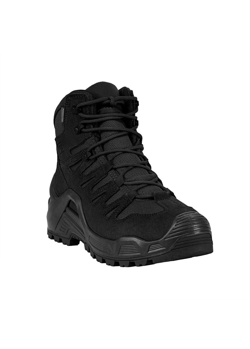 Черные осенние ботинки тактические caiman black M-TAC