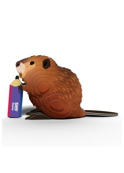 Пазл (XEG-127) Eugy 3D Зоопарк Бобер (366153610)