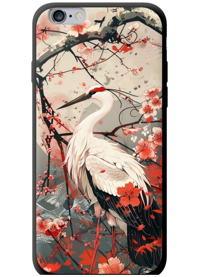TPU чехол 'Аист в цвету сакуры' для Endorphone apple iphone 6 plus (291421323)