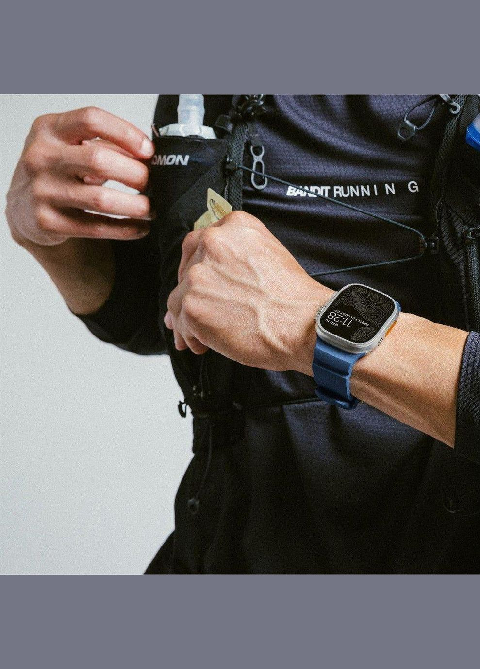 Rocky Point Band Black Titanium Hardware Atlantic 46mm/49mm Nomad (314464633)