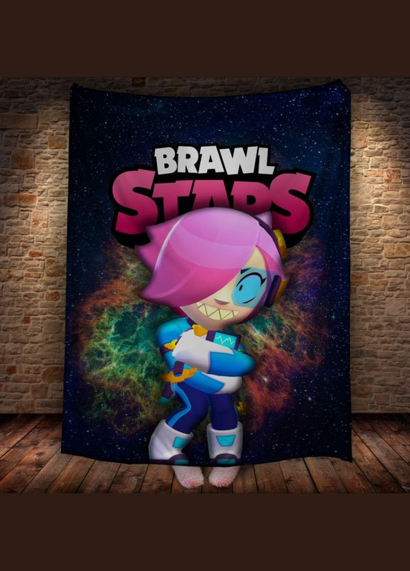 Плед з 3D принтом на тему Brawl Stars Герої Бравл Старс Перша Креативна мануфактура PERFECTUS Плед (301868752)