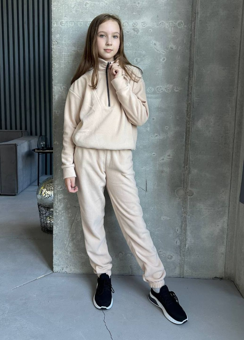 Молочный демисезонный крутые термо костюмы для самых маленьких и стильных брючный Tik-Tak