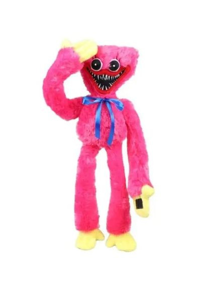 Плюшева іграшка Кісі Місі Хагі Вагі на липучках 45 см, модель LM-21, рожевий колір Lindo (315759247)