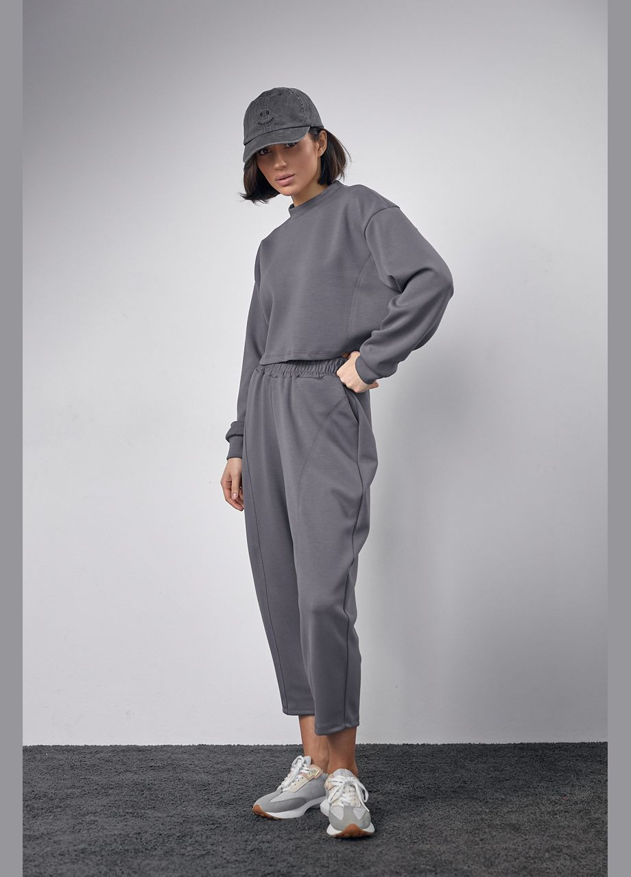 Спортивный костюм со свитшотом и штанами-бананами Liton (296909051)