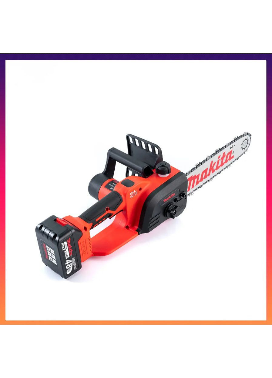 Безщіткова Акумуляторна пила DUC130Z RED (48V 6 Ah) Шина 30См Автозмащування АКБ пила Макіта ГАРАНТІЯ Makita (368682241)
