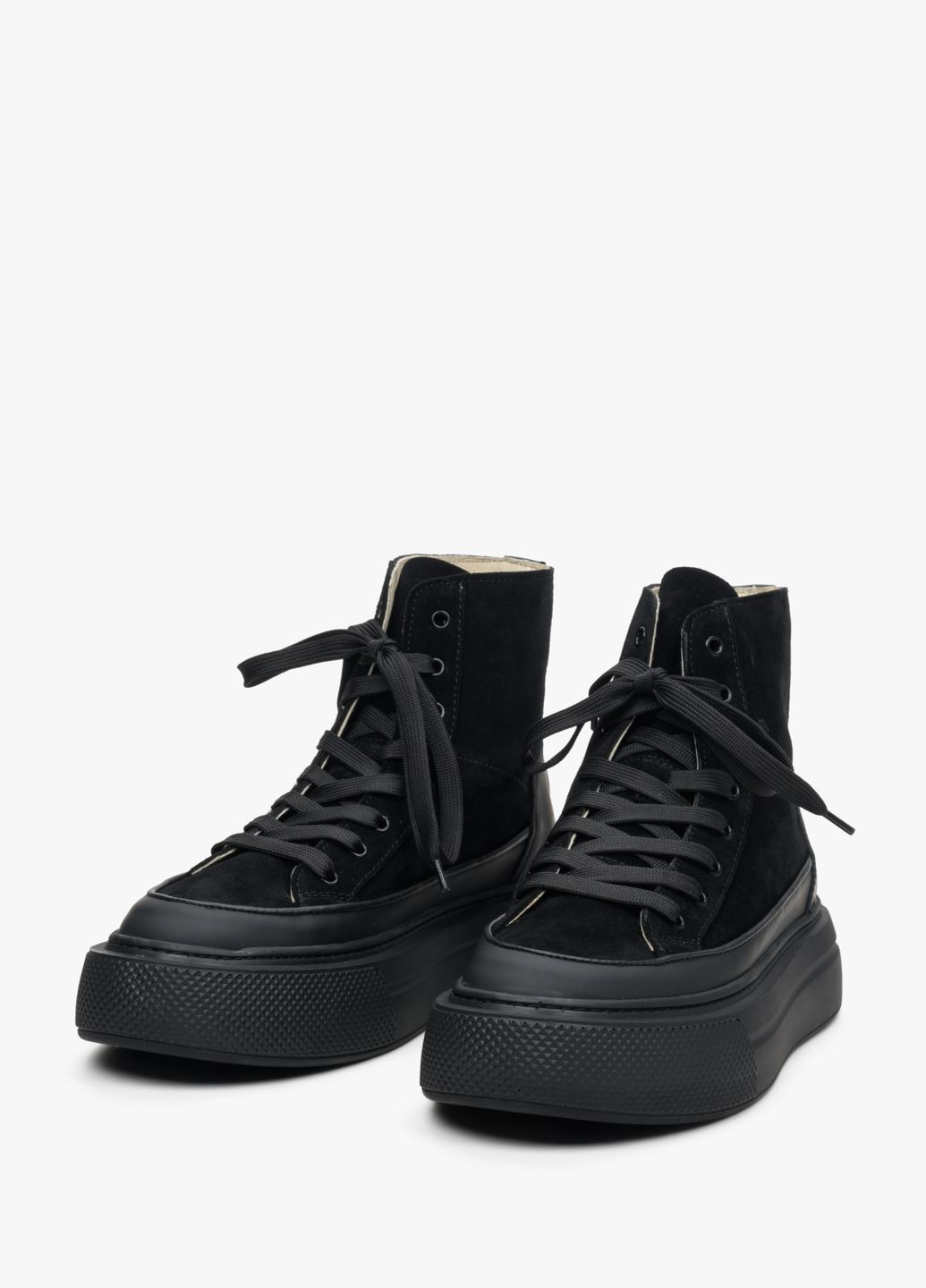 Ботинки-спорт, цвет черный Estro чёрные демисезоны (307284218)