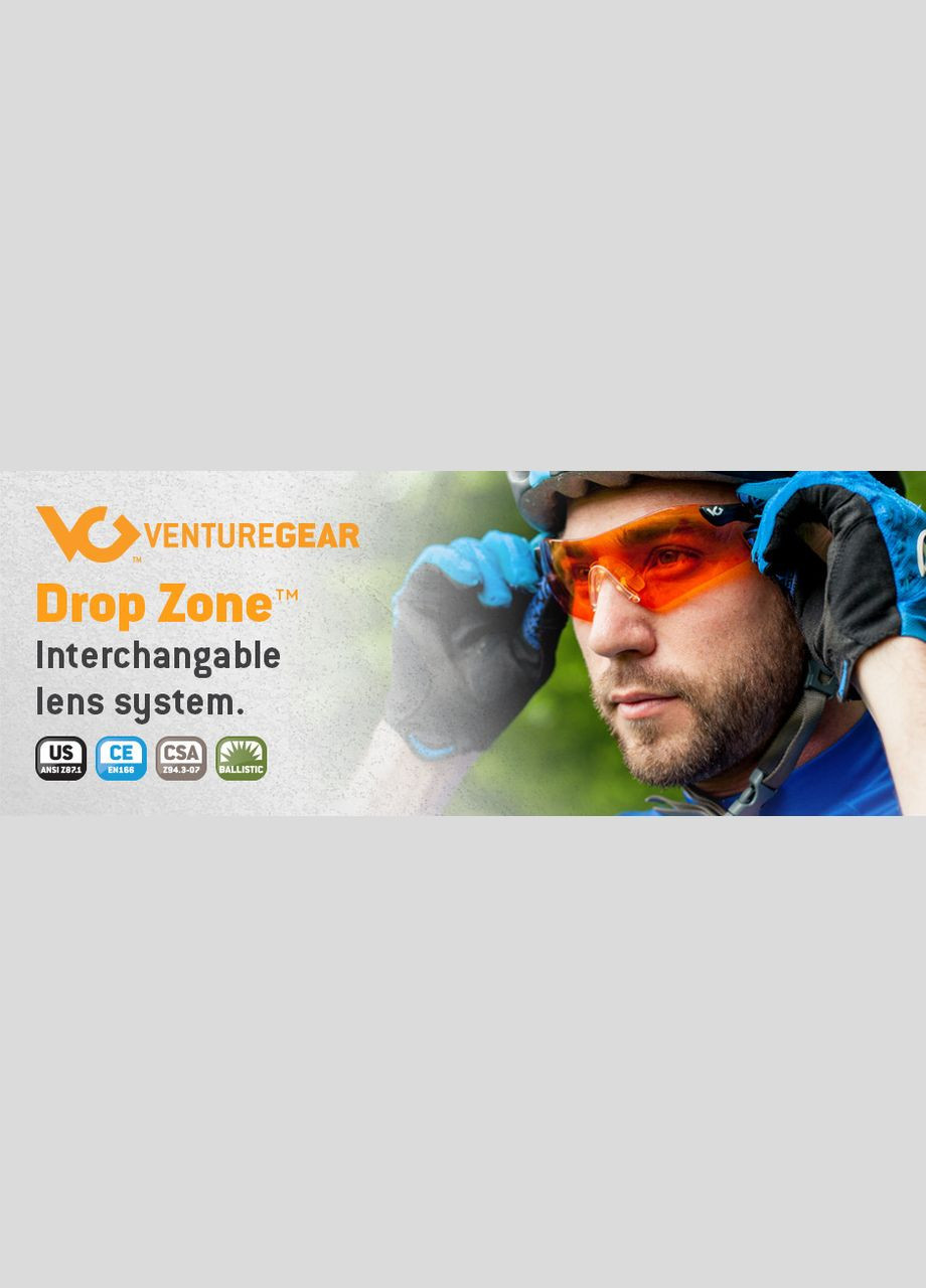 Окуляри захисні зі змінними лінзами Venture Gear Drop Zone Anti-Fog PD (362355993)