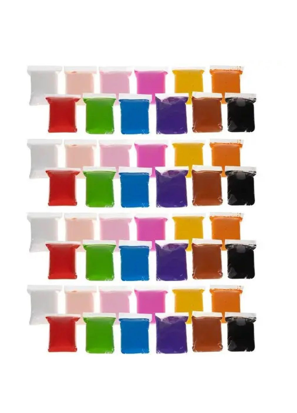 Набор комплект для лепки воздушный пластилин пенопластилин с аксессуарами инструментами 48 шт 12 цветов (476648-Prob) Unbranded (285799456)