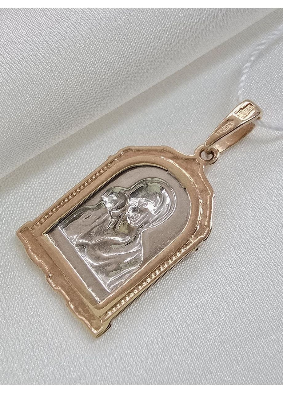 Золотая ладанка иконка «Божья Матерь Казанская» 440592-1п Столична Ювелірна Фабрика (363840202)