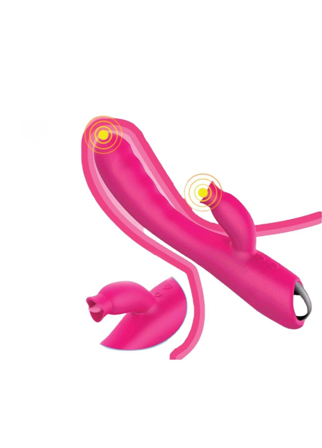 Вібратор з підігрівом для стимуляції клітора та зони G We Love (284278683)