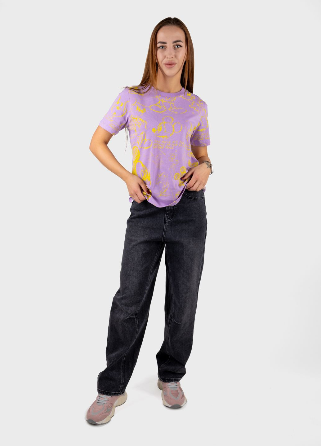 Футболка женская Fashion сиреневая 103768 Power - (323426619)