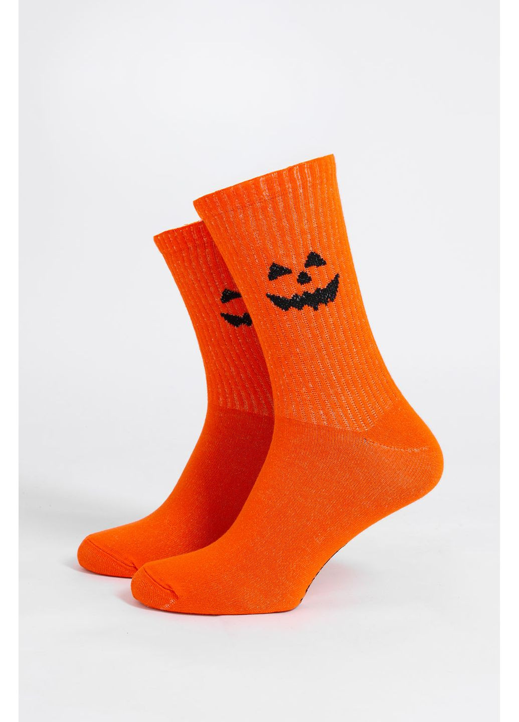 Оранжевые мужские хлопковые носки ms3 halloween strong 2501 Giulia абстрактные (364990097)