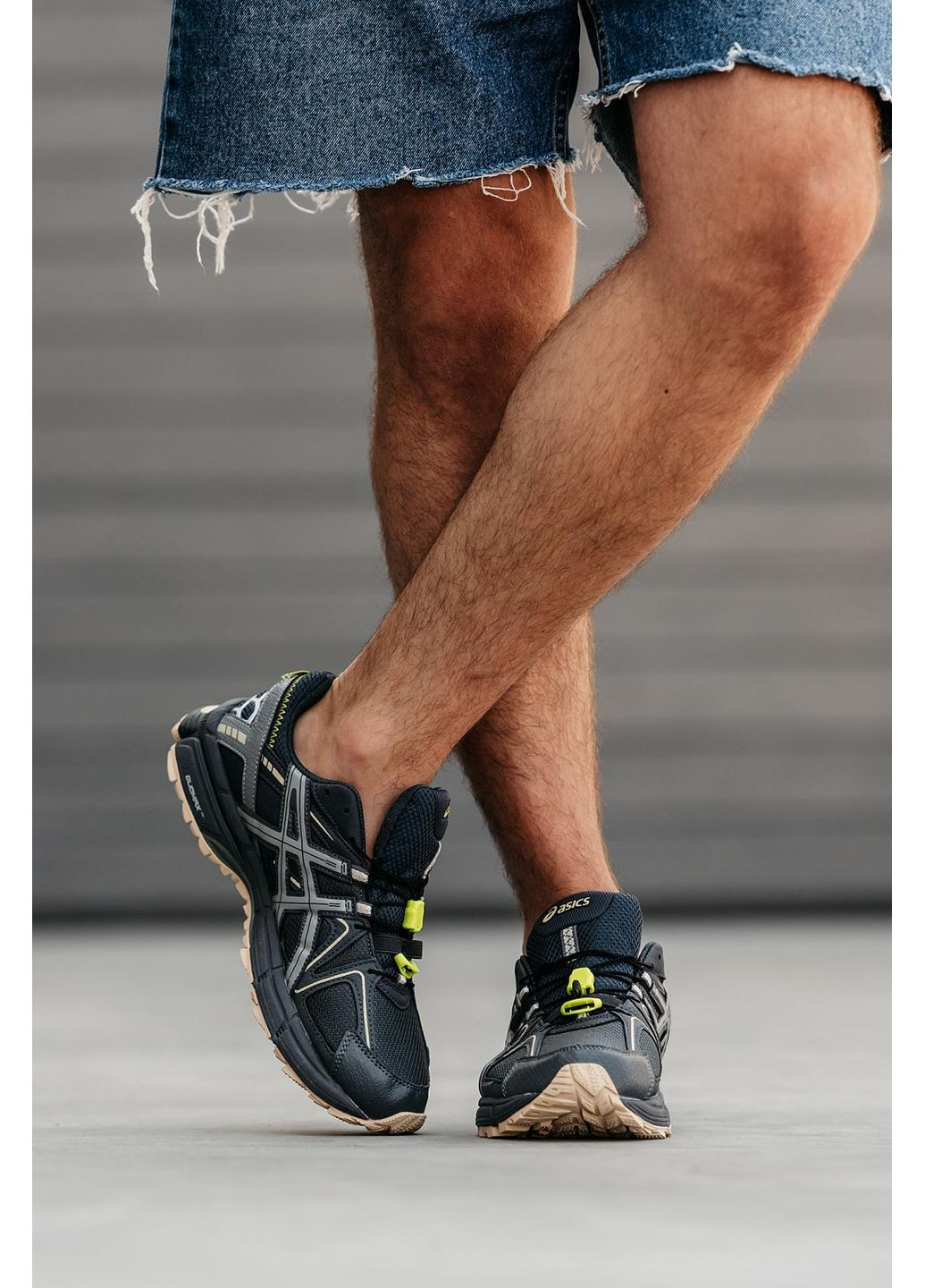 КРОССОВКИ ЖЕНСКИЕ ASICS GEL-KAHANA 8 BLACK АСИКС ГЕЛЬ КАХАНО No Brand чёрные демисезоны (368868641)