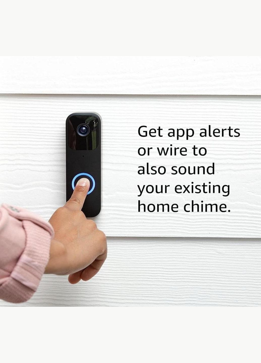 Панель вызова Video Doorbell + Sync Module + 2 камеры Outdoor 4 (4th Gen) HD-видео, уведомление о движении и звонке, Blink (300077365)