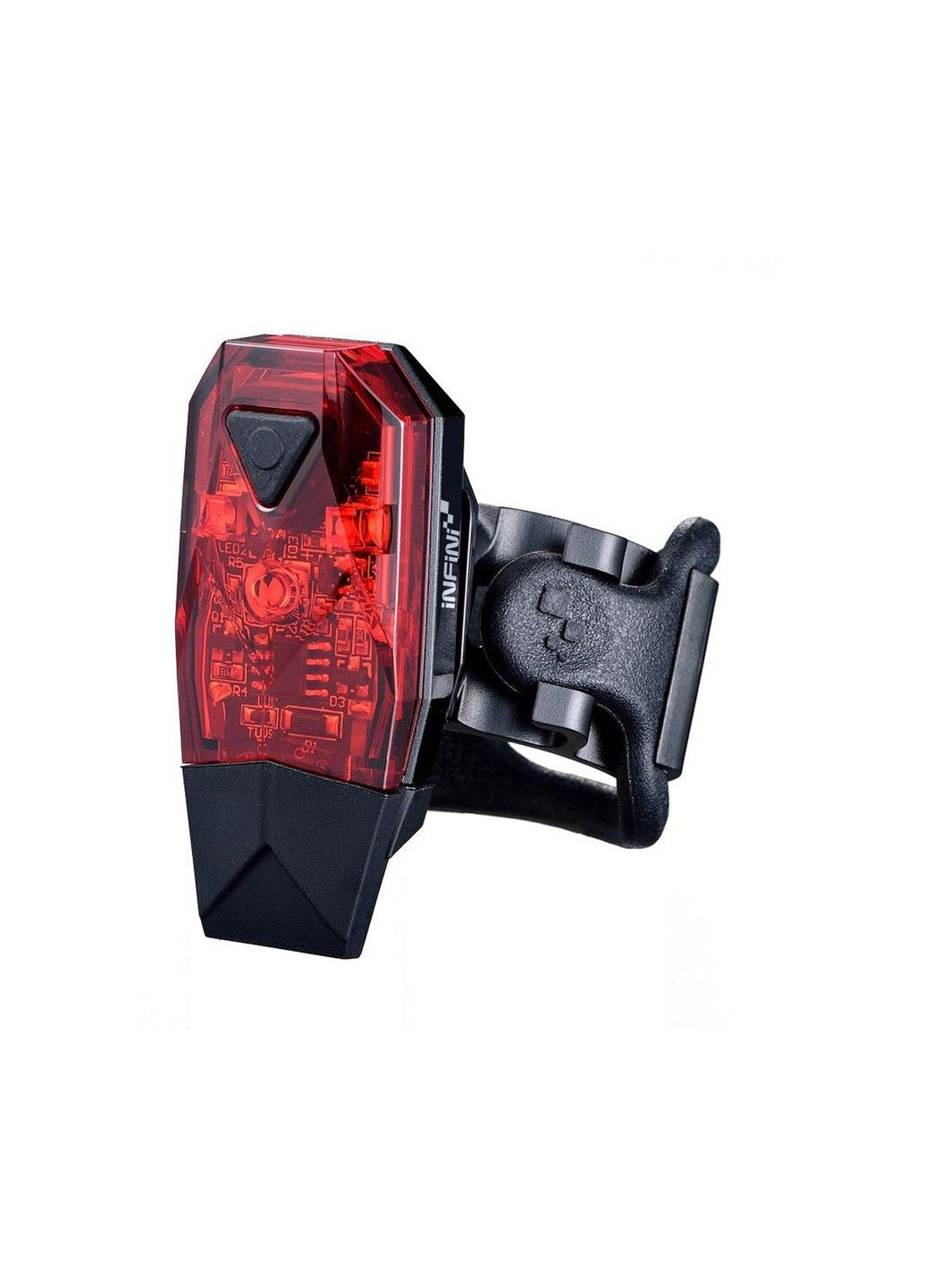 Світло заднє MINI LAVA 4 ф-ції, чорний USB Infini (329726432)