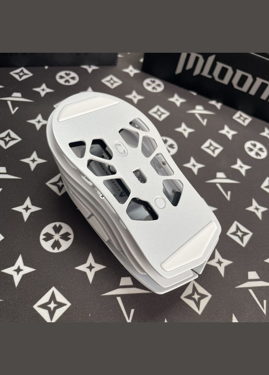 Ігрова комп'ютерна бездротова мишка M259 (90g) (Магній) Біла Ajazz (327416788)