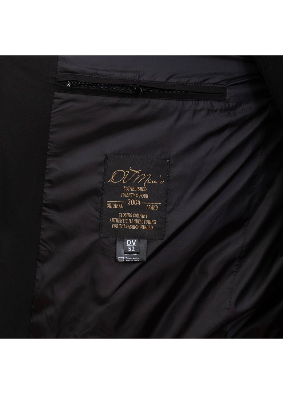 Чорна зимня чоловіча зимова куртка SK