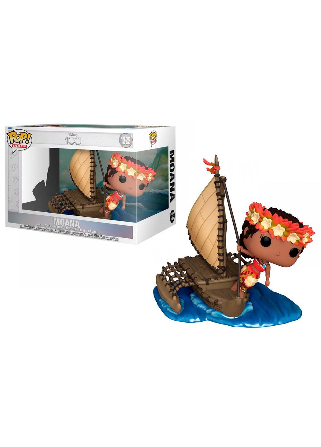 Колекційна фігурка Pop Фанко Поп Моана Дісней Disney Moana 15 см FP D M 1323 Funko (370776743)
