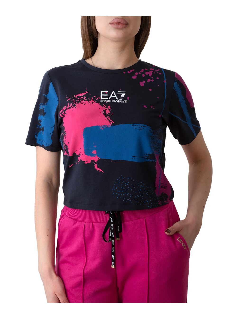 Спортивна футболка жіноча ARMANI EA7 - (319319698)