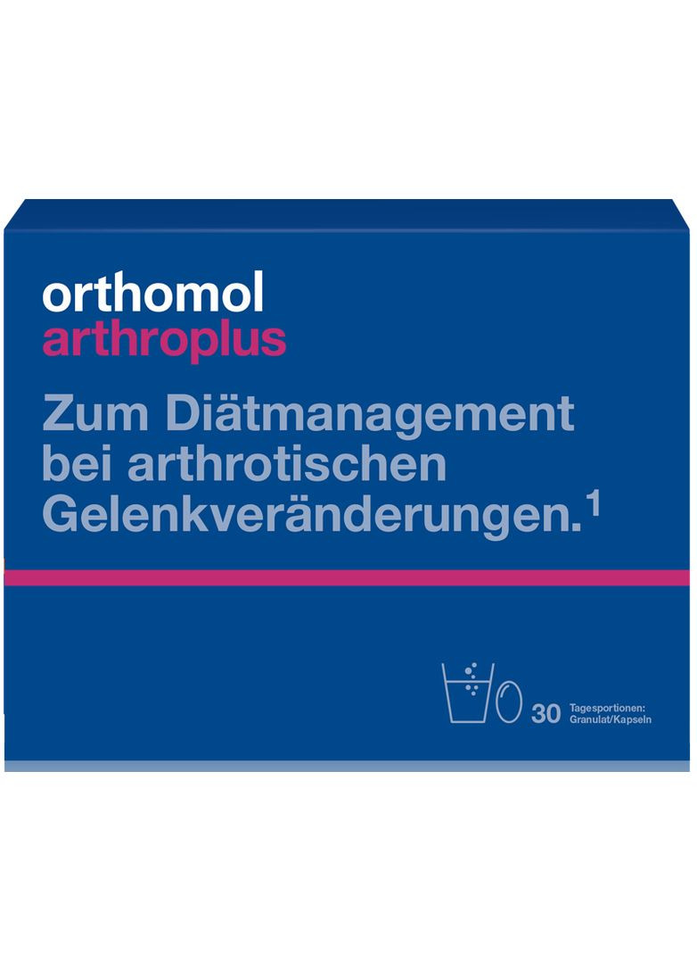 Вітаміни для суглобів Arthro Plus (Ортомол Артро Плюс) капсули та гранули 30 порцій (з дефектом) Orthomol (283622613)