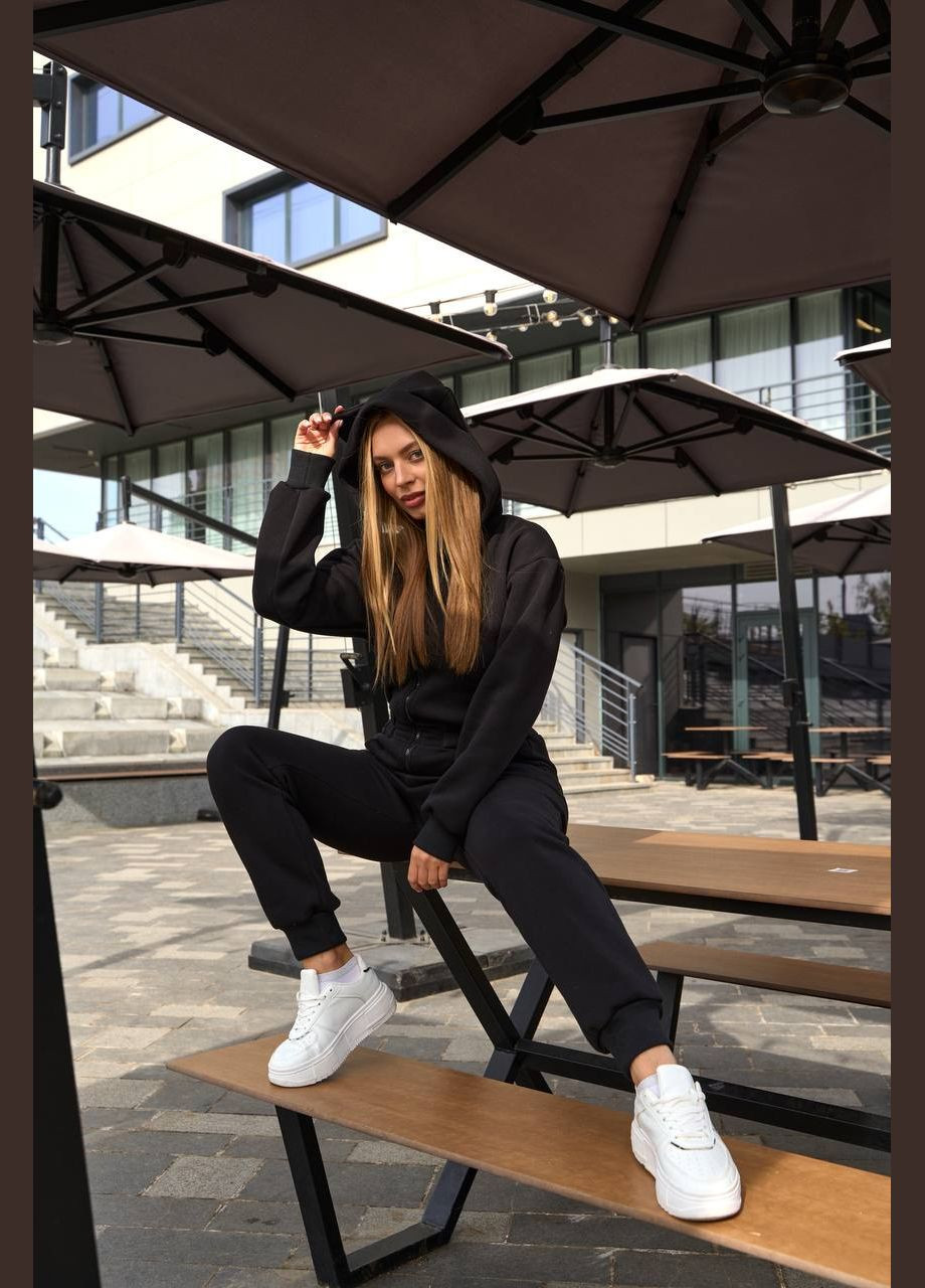 Женский комбинезон с ушками No Brand чёрный