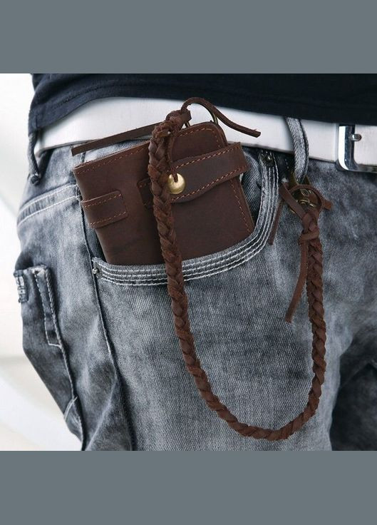 Мужской клатч 14383 из винтажной кожи Коричневый Vintage (331913204)