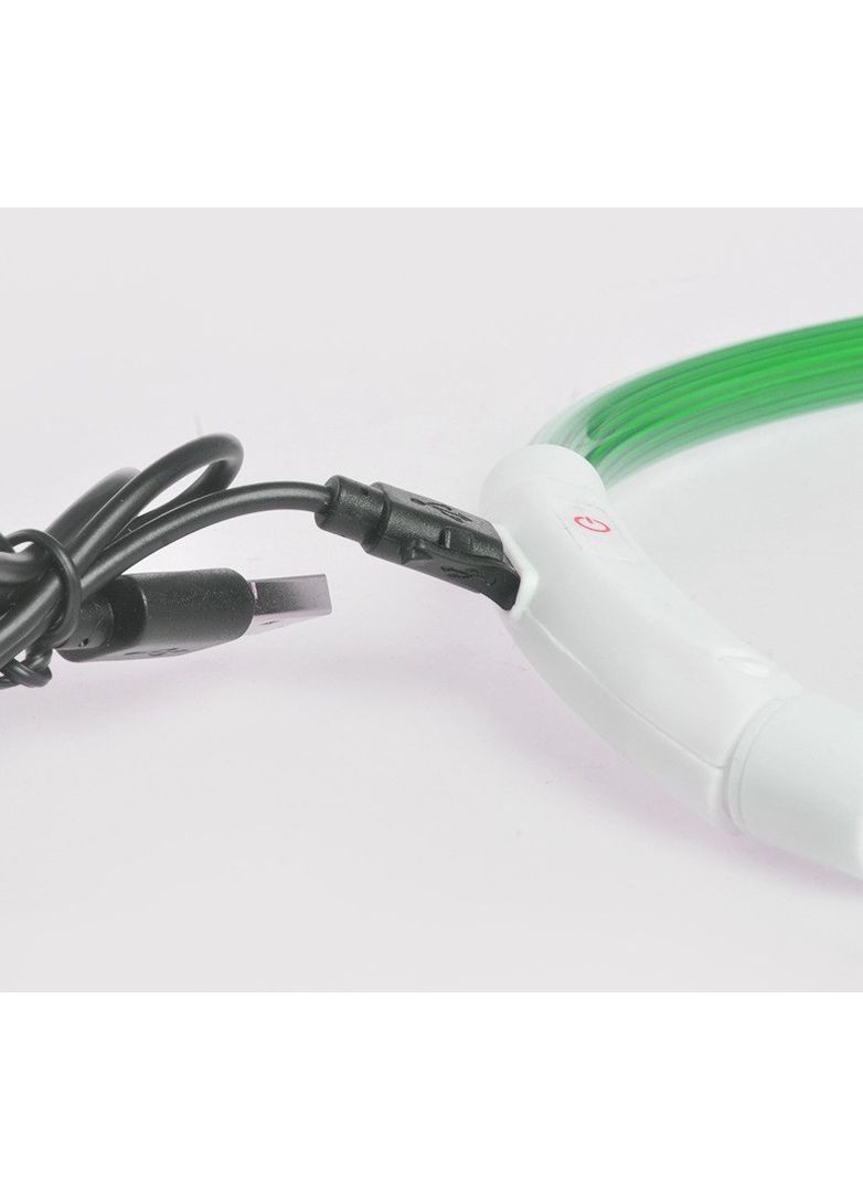 LED нашийник для собак, що світиться з USB- зарядкою No Brand (362571823)